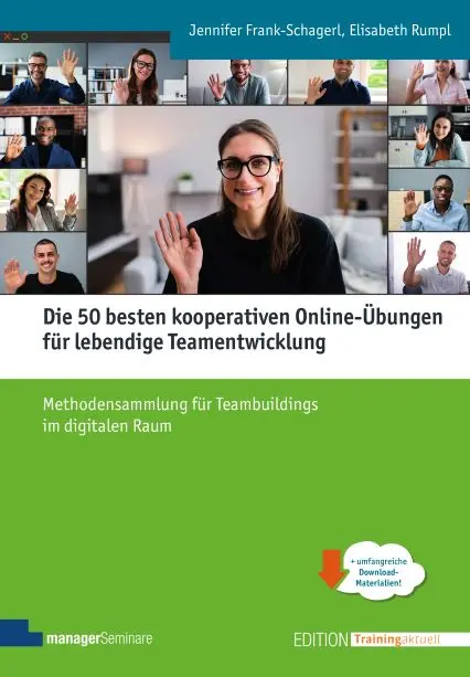 Buchcover: Die 50 besten kooperativen Online-Übungen für lebendige Teamentwicklung