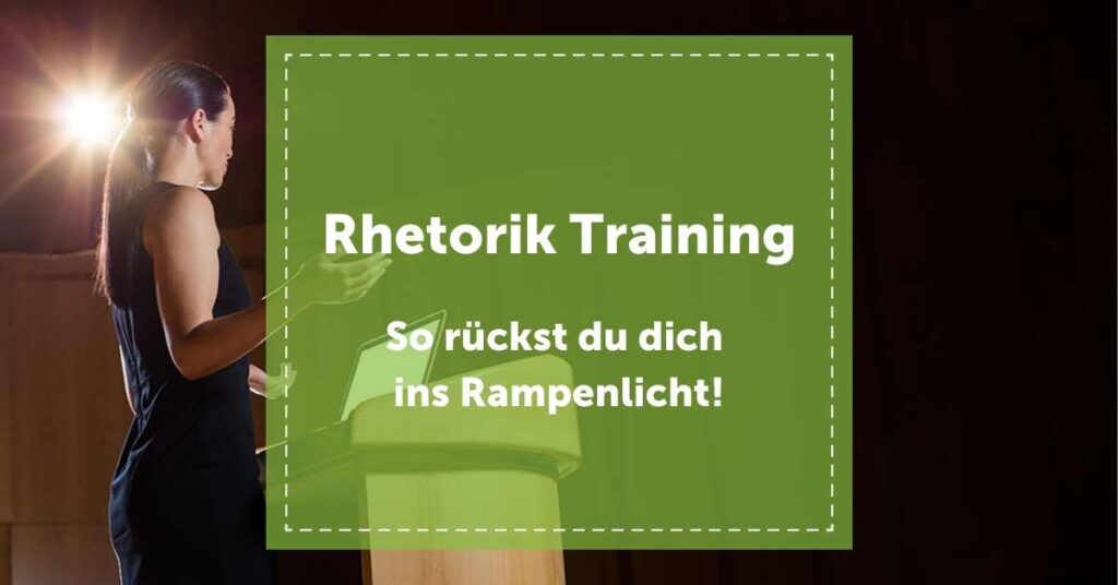 Rednerin im Rampenlicht