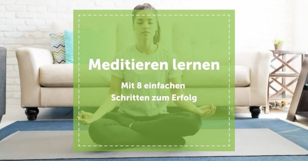 Person lernt zu meditieren