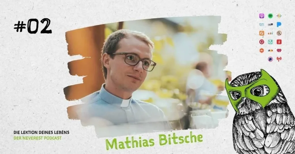 Cover der Podcast-Folge E02 von „Die Lektion deines Lebens“ mit Mathias Bitsche